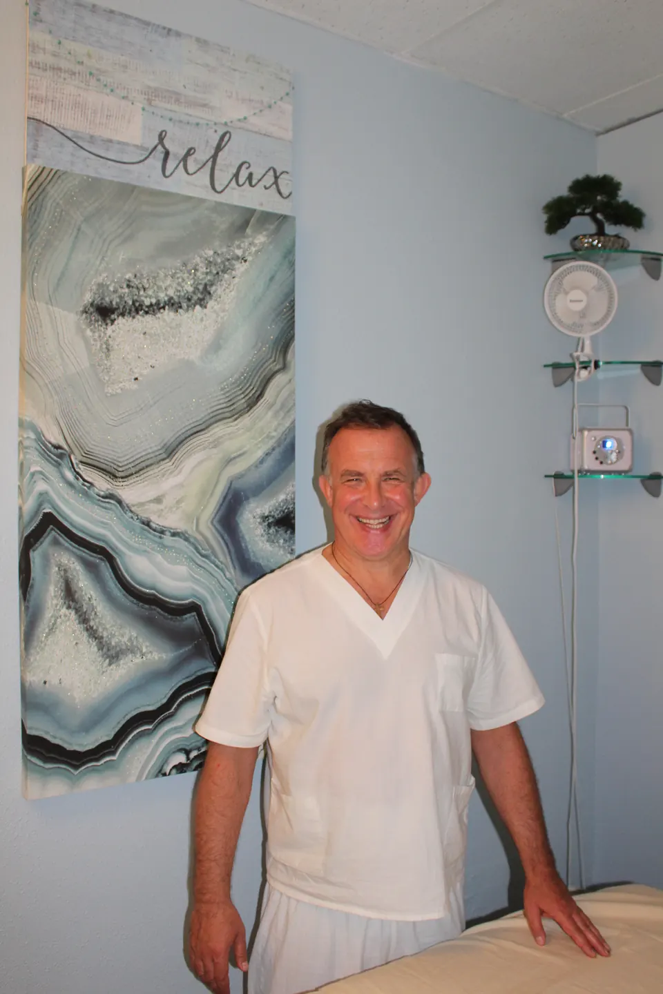 Max, certified massage therapist